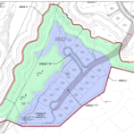 Aerial view of the former Wake Forest Golf and Country Club property at Club Villas Drive where Mungo Homes proposes 170 single-family lots