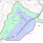 New home community planning map in Wake Forest, NC showing proposed subdivision layout