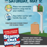 Stamp Out Hunger Food Drive - May 9, 2026 in Wake Forest, NC