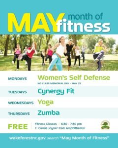 May Month of Fitness promotional graphic