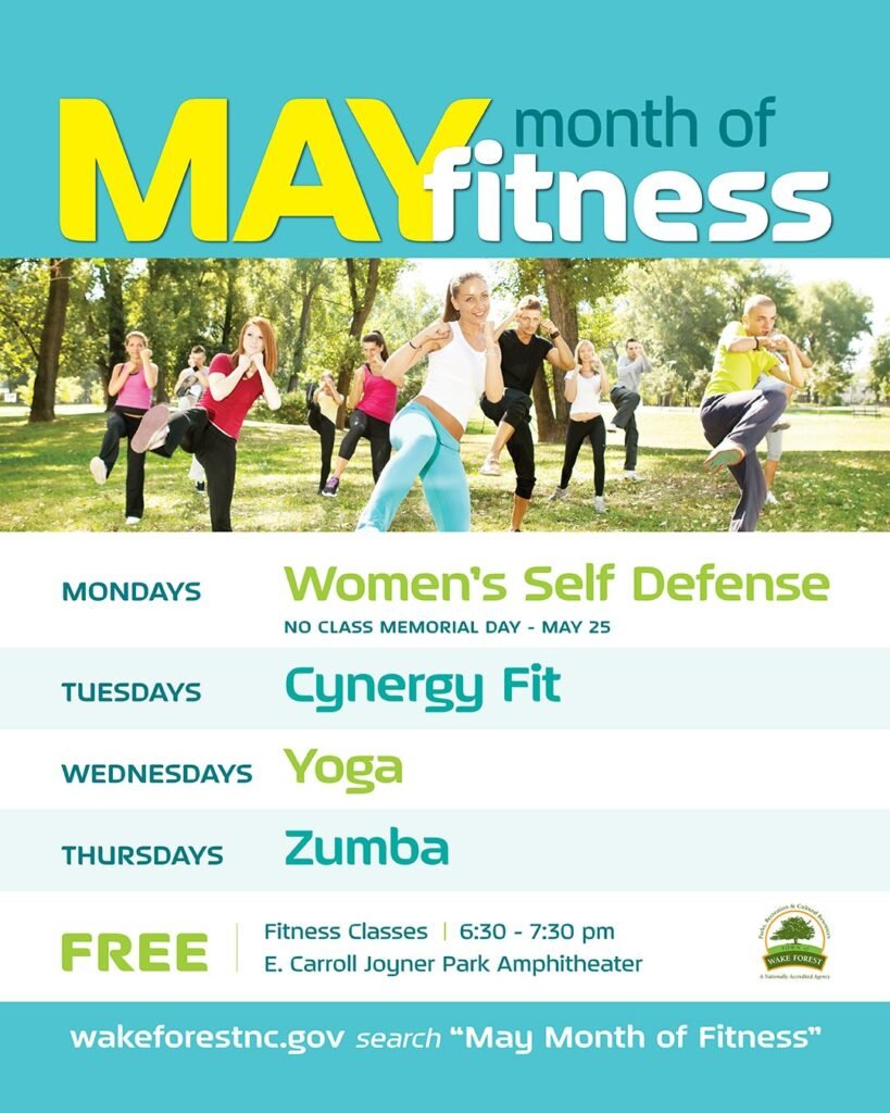 May Month of Fitness promotional graphic